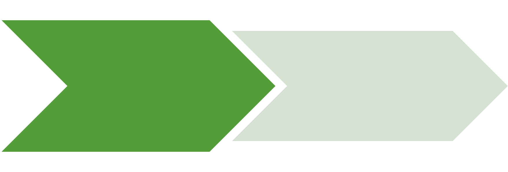 Two arrows pointing to right side