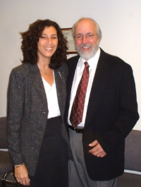 Dr. Caren Sax and Dr. Fred McFarlane