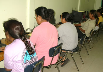 Image of students study at computer labs