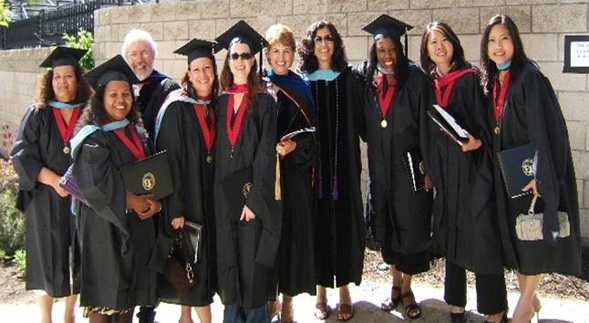 The rehab counseling program at commencement.