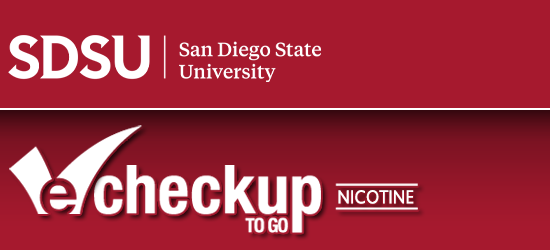 San Diego State University Nicotine eCHECKUP TO GO
