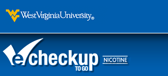 West Virginia University Nicotine eCHECKUP TO GO